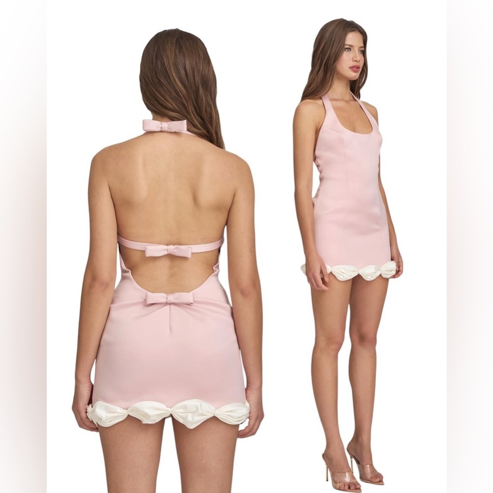 Stolen Studios cake bow mini dress size XS